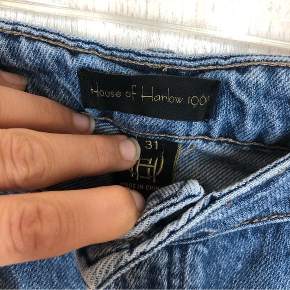 House Of Harlow 1960 Super High Rise Straight Jeans 31 - Picture 4 of 6